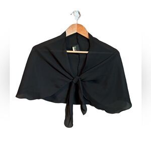 3 for $30! Dotti black sheer shawl